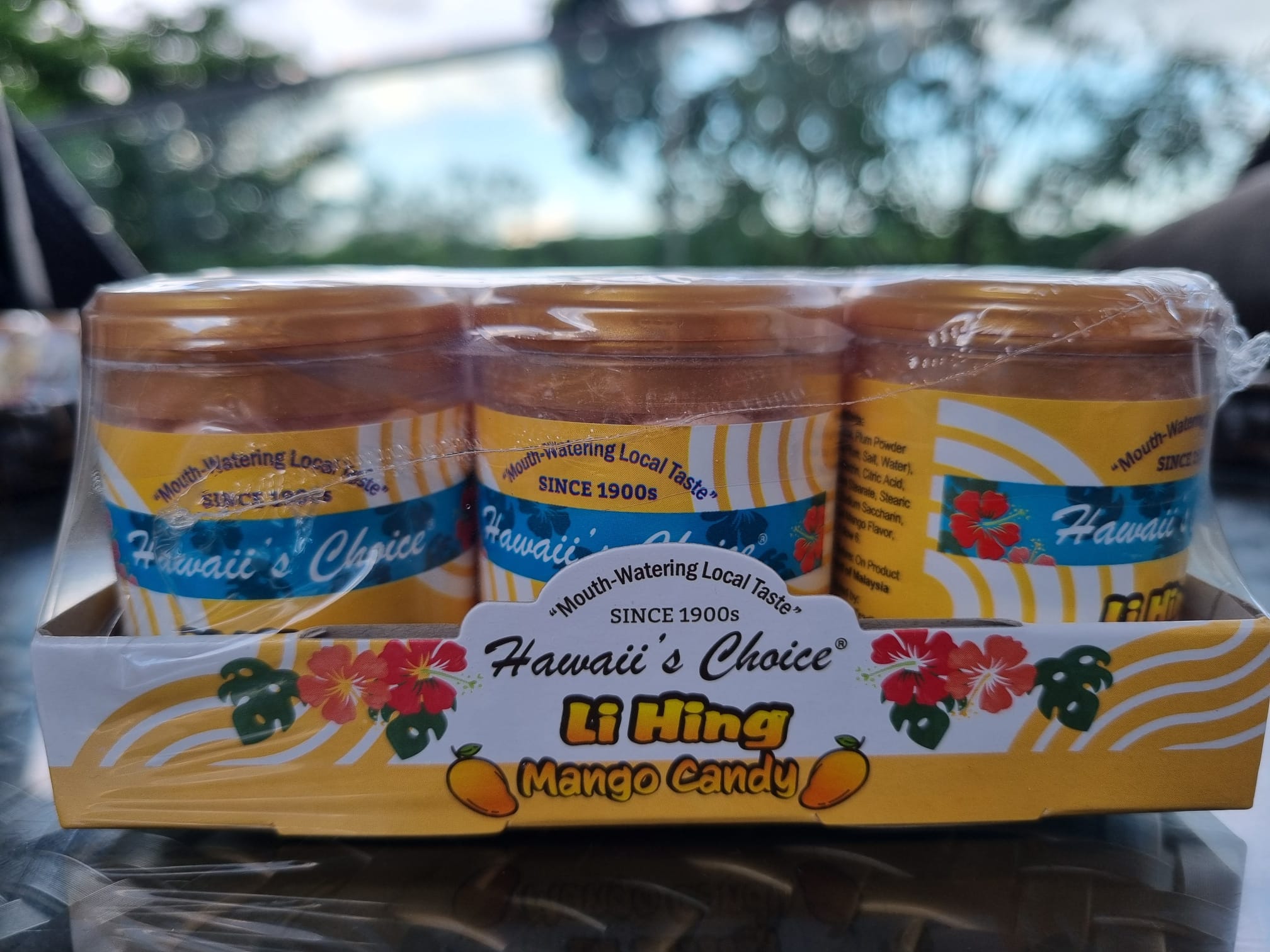 ハワイズ チョイス リー ヒン マンゴー キャンディ メルティング タブレット - トレイ 2 個、40g 瓶 12 個パック、エキゾチックな甘くて塩味のある食欲をそそるトロピカル トリート - 通常価格 1.64 ドル/瓶、10% 割引価格 1.48 ドル/瓶 (USD)